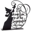Hallmark Disney Sorcerer Mickey Do The Impossible Metal Quote Figurine