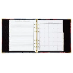 Hallmark Pink Peonies On Gray Address Book -Hallmark Shop 0001ADD1873 3