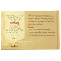 Hallmark Life Starts At Retirement Book -Hallmark Shop 0001BOK1535 3
