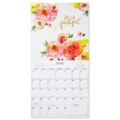 Hallmark His Love Goes On Forever Religious 2022 Wall Calendar, 12-Month -Hallmark Shop 0001CAL3059 3