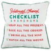 Hallmark Channel Checklist Throw Pillow, 16x16