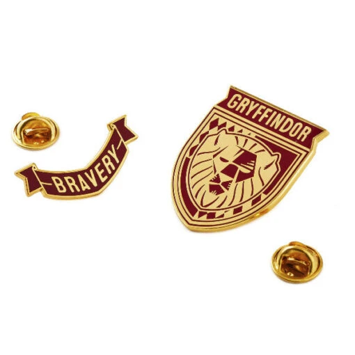 Hallmark Harry Potter⢠Gryffindor⢠Enamel Pins, Set Of 2 3 Hallmark Harry Potter⢠Gryffindor⢠Enamel Pins, Set Of 2 -Hallmark Shop 0001HPO1053