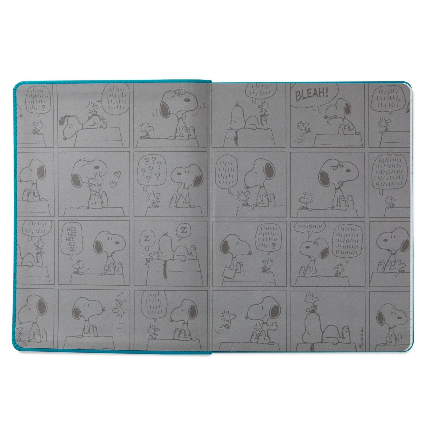 Hallmark Peanuts® Snoopy And Woodstock Faux Leather Notebook 2 Hallmark Peanuts® Snoopy And Woodstock Faux Leather Notebook - Image 2