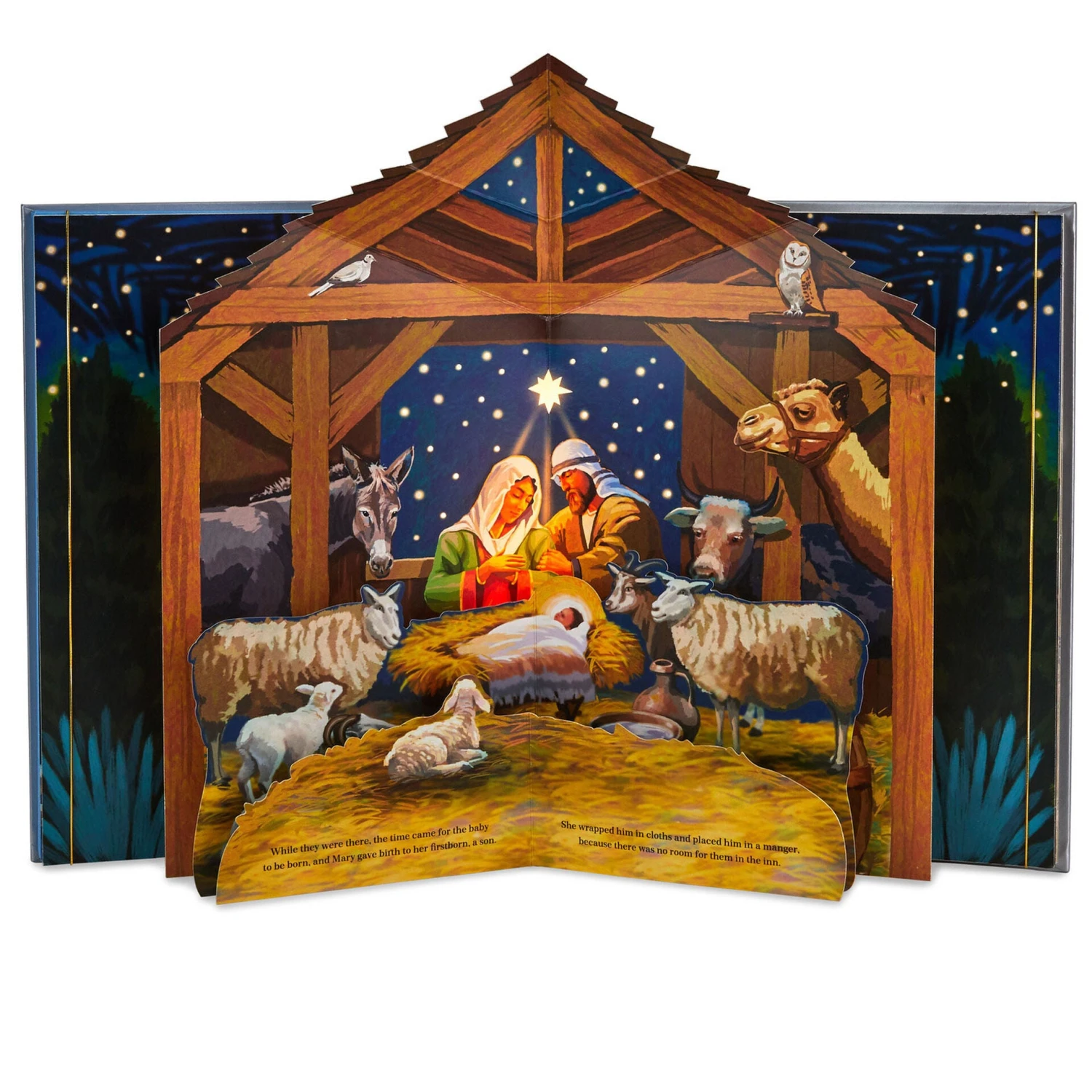 Hallmark The Nativity Story Pop-Up Book With Light And Sound 2 Hallmark The Nativity Story Pop-Up Book With Light And Sound - Image 2