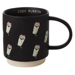 Hallmark Cat Burrito Funny Mug, 16 Oz