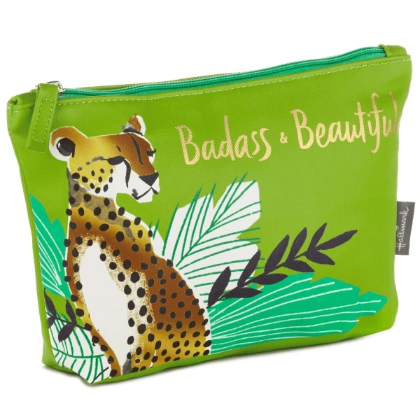 Hallmark Badass & Beautiful Faux Leather Zippered Pouch 1 Hallmark Badass & Beautiful Faux Leather Zippered Pouch