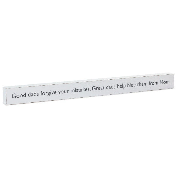 Hallmark Great Dads Wood Quote Sign, 23.5x2 1 Hallmark Great Dads Wood Quote Sign, 23.5x2