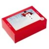 Hallmark Cozy Snowman And Flurries Boxed Christmas Cards, Pack Of 40