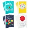 Bold And Bright Assorted Birthday Cards, Pack Of 12