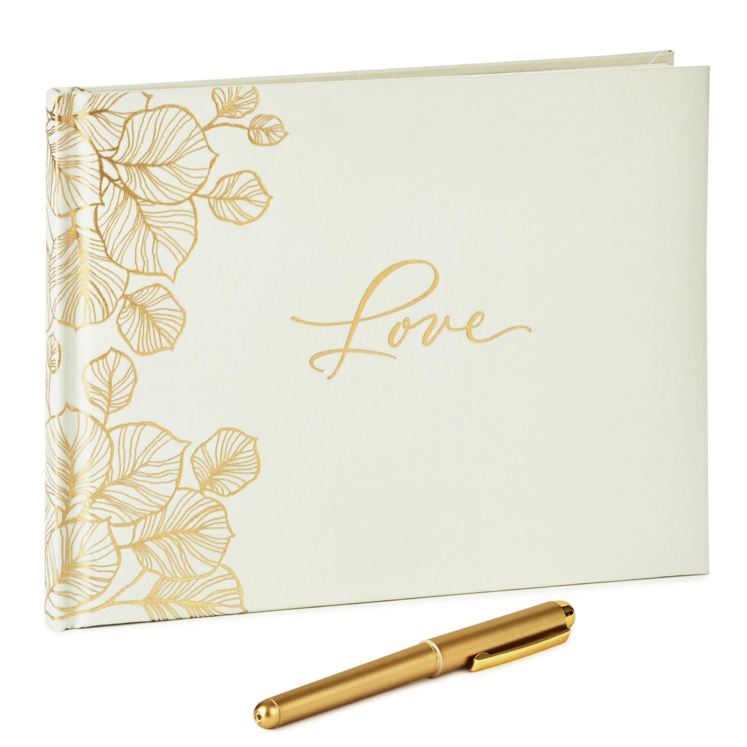 Hallmark Love Wedding Guest Book With Gold Pen 1 Hallmark Love Wedding Guest Book With Gold Pen