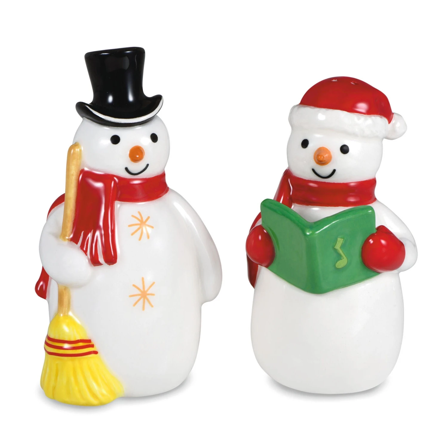 Hallmark 20th Anniversary Snowman Salt And Pepper Shakers, Set Of 2 1 Hallmark 20th Anniversary Snowman Salt And Pepper Shakers, Set Of 2