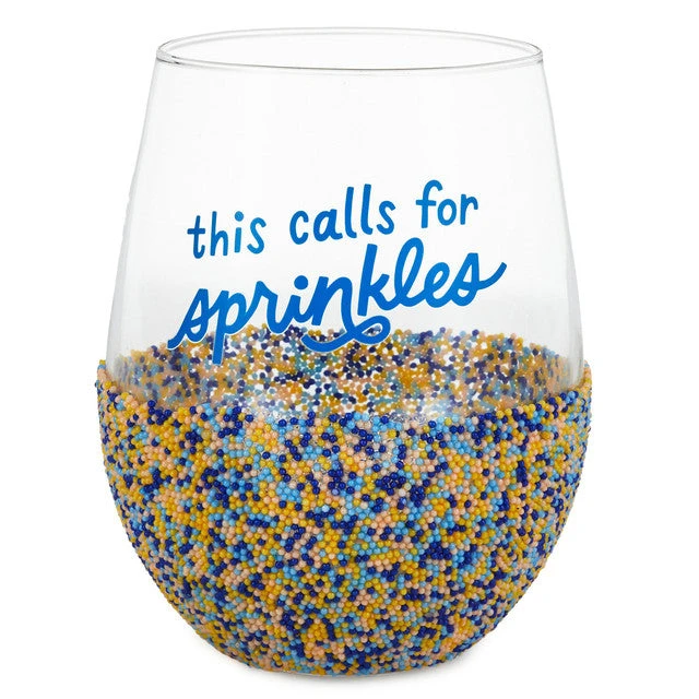 Hallmark Sprinkle Dip Wine Glass, 16 Oz. 1 Hallmark Sprinkle Dip Wine Glass, 16 Oz.