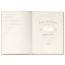 Hallmark Bible Blessings For Your Baby Girl Book -Hallmark Shop BOK1472 03