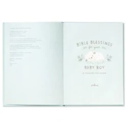 Hallmark Bible Blessings For Your Baby Boy Book -Hallmark Shop BOK1473 03