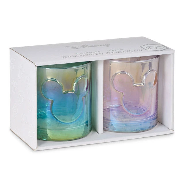 Hallmark Disney 100 Years Of Wonder Mickey Ears Glasses Set Of 2 2 Hallmark Disney 100 Years Of Wonder Mickey Ears Glasses Set Of 2 - Image 2