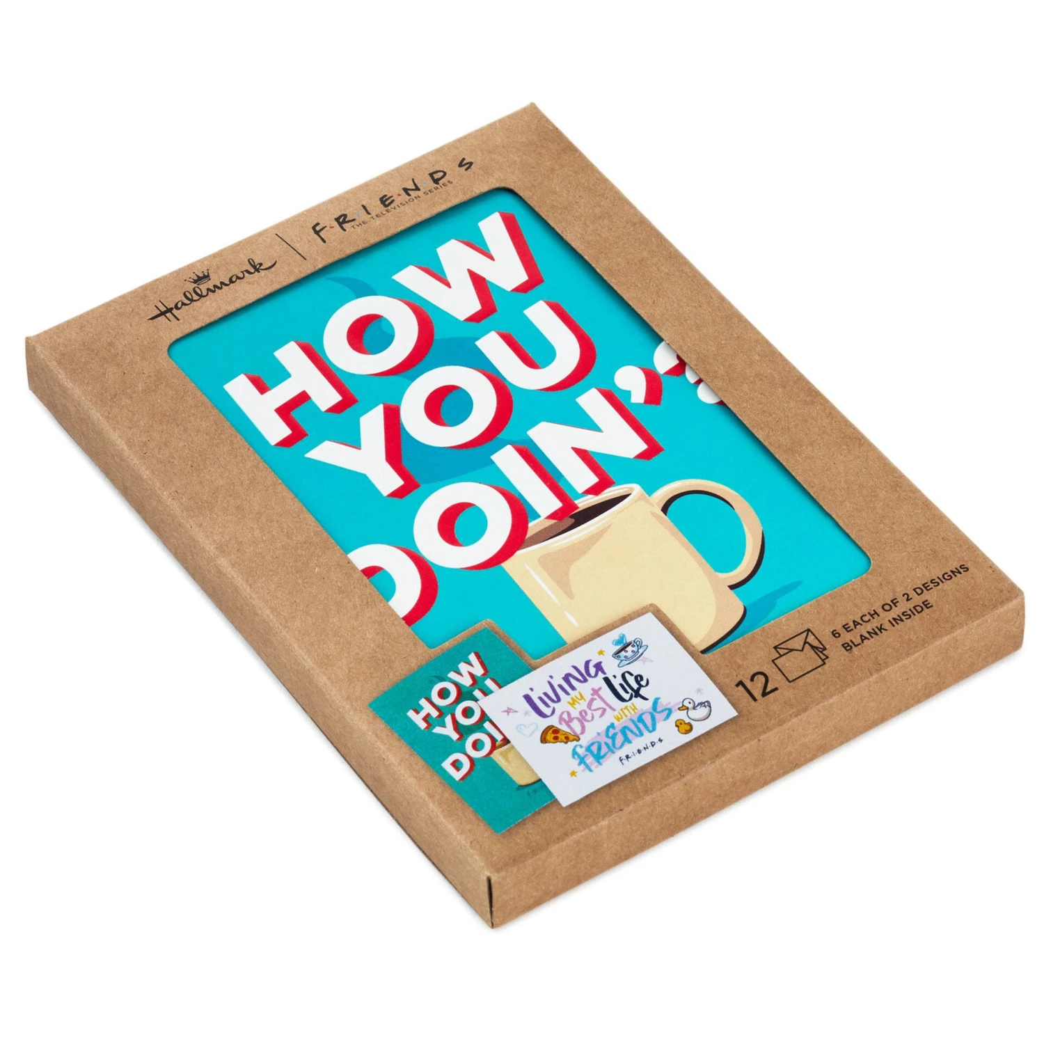 Hallmark Friends Boxed Blank Note Cards, Pack Of 12 1 Hallmark Friends Boxed Blank Note Cards, Pack Of 12
