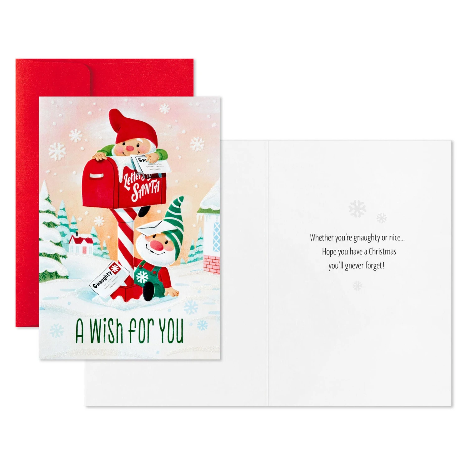 Hallmark Gnome For Christmas Keepsake Ornament Inspired Boxed Christmas Cards, Pack Of 16 2 Hallmark Gnome For Christmas Keepsake Ornament Inspired Boxed Christmas Cards, Pack Of 16 - Image 2