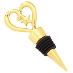 Hallmark Heart And Star Wine Bottle Stopper