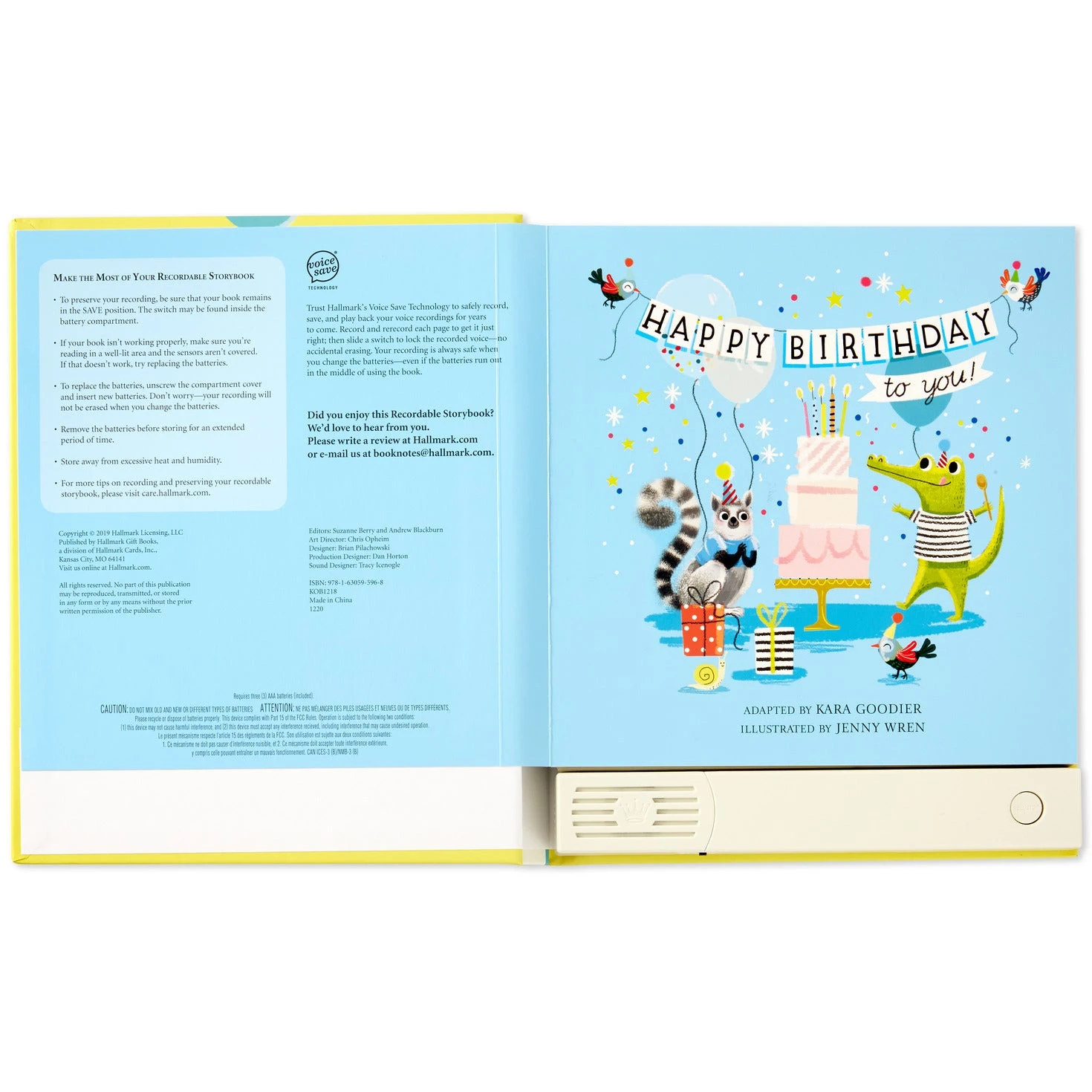 Hallmark Happy Birthday To You! Recordable Storybook With Music 3 Hallmark Happy Birthday To You! Recordable Storybook With Music - Image 3