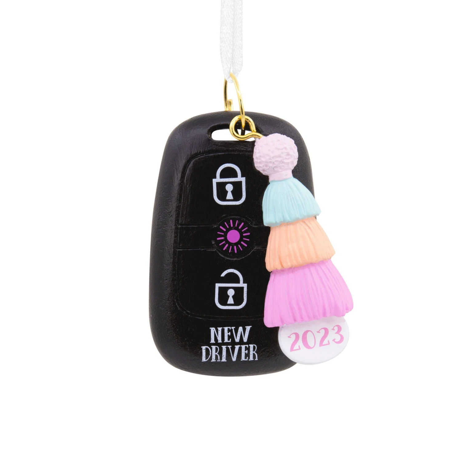 New Driver Pastel Keychain 2023 Hallmark Ornament 1 New Driver Pastel Keychain 2023 Hallmark Ornament
