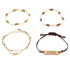 Hallmark Loved Bracelets, Set Of 4 -Hallmark Shop REL1081 02