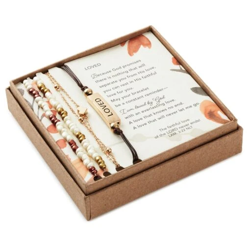 Hallmark Loved Bracelets, Set Of 4 4 Hallmark Loved Bracelets, Set Of 4 -Hallmark Shop REL1081 03