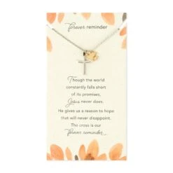 Hallmark Forever Reminder Cross And Dove Necklace